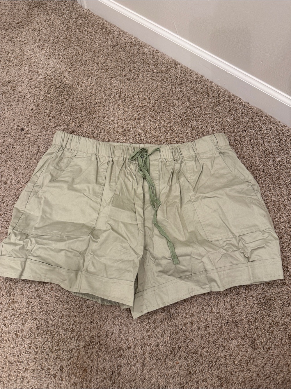 Light Sage Women's Drawstring Shorts